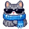🥶 Эмодзи «Кот Тихон» для Telegram
