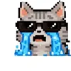😭 Эмодзи «Кот Тихон» для Telegram