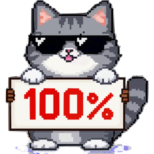 💯 Эмодзи «Кот Тихон» для Telegram