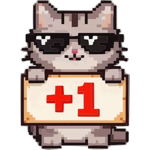 💯 Эмодзи «Кот Тихон» для Telegram