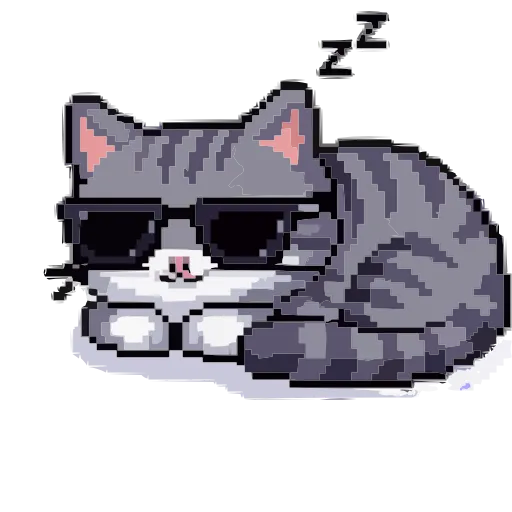 😴 Эмодзи «Кот Тихон» для Telegram