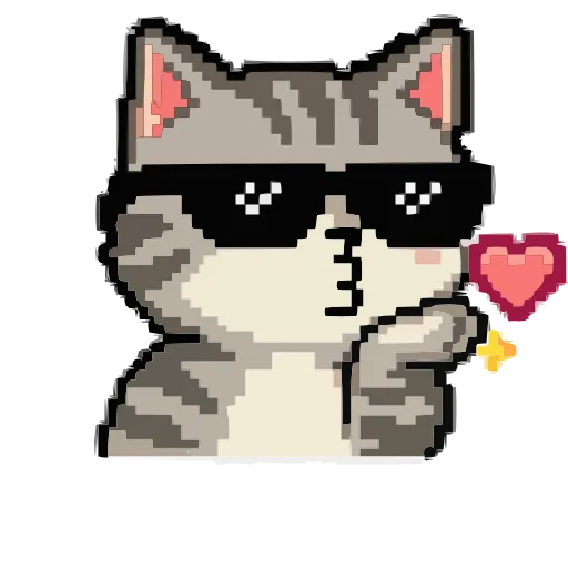 😘 Эмодзи «Кот Тихон» для Telegram