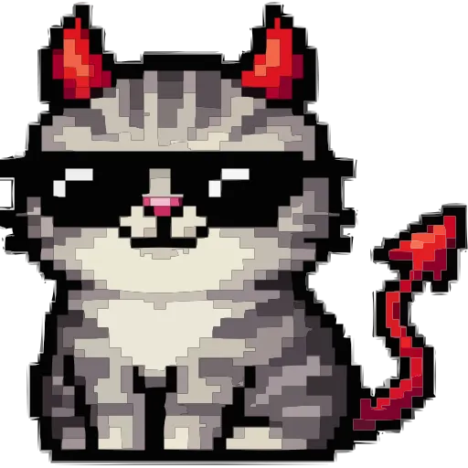 😈 Эмодзи «Кот Тихон» для Telegram