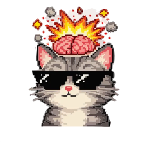 🤯 Эмодзи «Кот Тихон» для Telegram