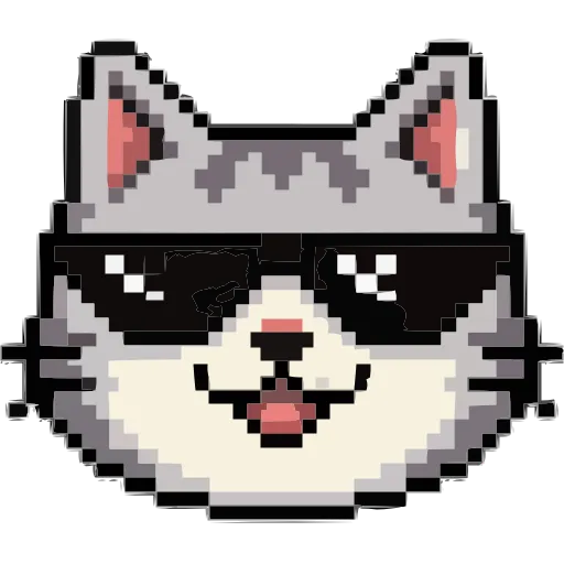 😎 Эмодзи «Кот Тихон» для Telegram