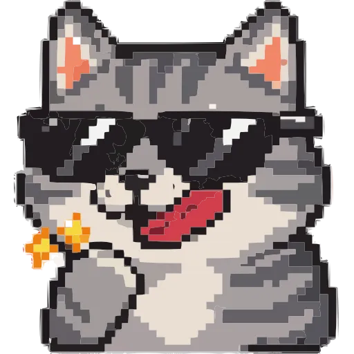 😋 Эмодзи «Кот Тихон» для Telegram