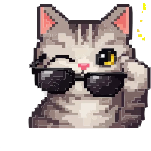 😉 Эмодзи «Кот Тихон» для Telegram