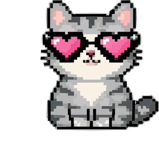 😍 Эмодзи «Кот Тихон» для Telegram