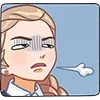 😔 Эмодзи «Зайчик Вк» для Telegram