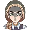 💃 Эмодзи «Зайчик Вк» для Telegram