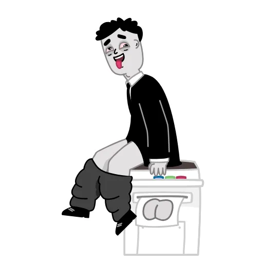 🍑 Эмодзи «Tired» для Telegram
