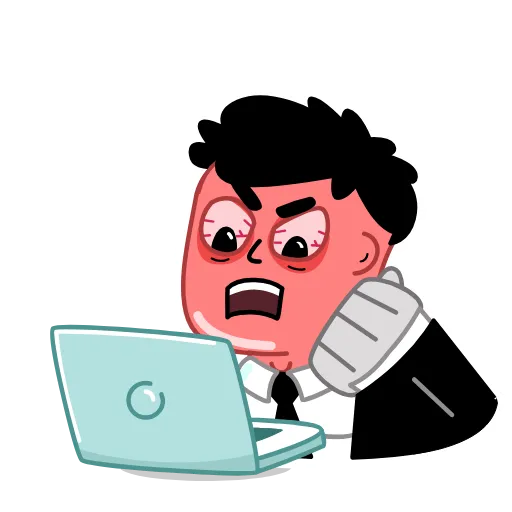 💻 Эмодзи «Tired» для Telegram