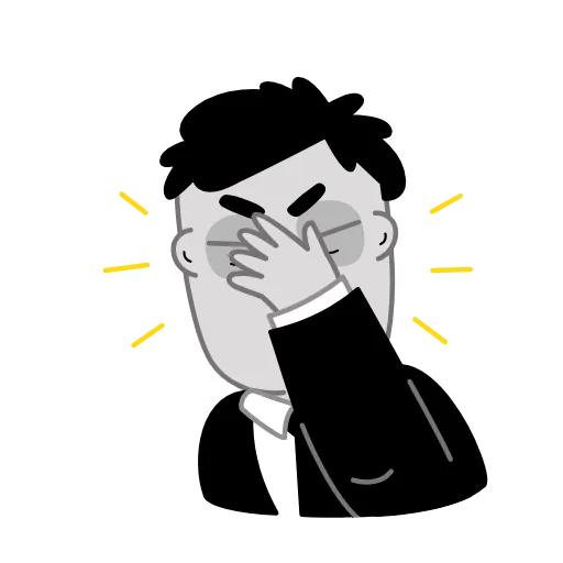🤦‍♂ Эмодзи «Tired» для Telegram