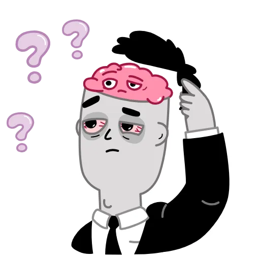 🤔 Эмодзи «Tired» для Telegram