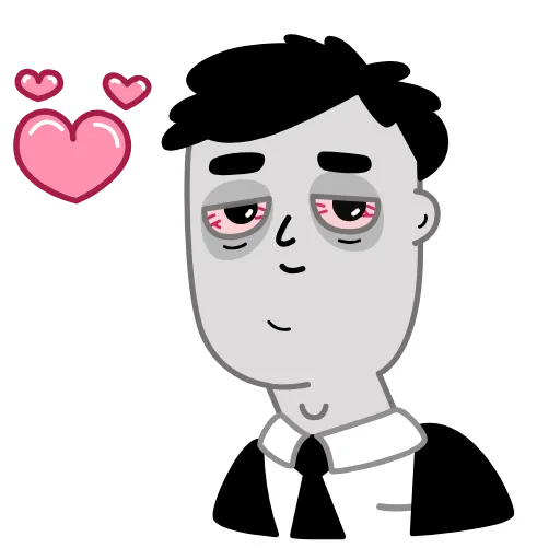 😘 Эмодзи «Tired» для Telegram