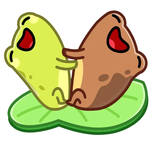 🤗 Эмодзи «Disgruntled Toad - Недовольная Жаба» для Telegram