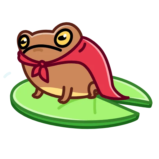 ✊ Эмодзи «Disgruntled Toad - Недовольная Жаба» для Telegram