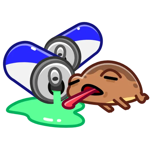 🤪 Эмодзи «Disgruntled Toad - Недовольная Жаба» для Telegram