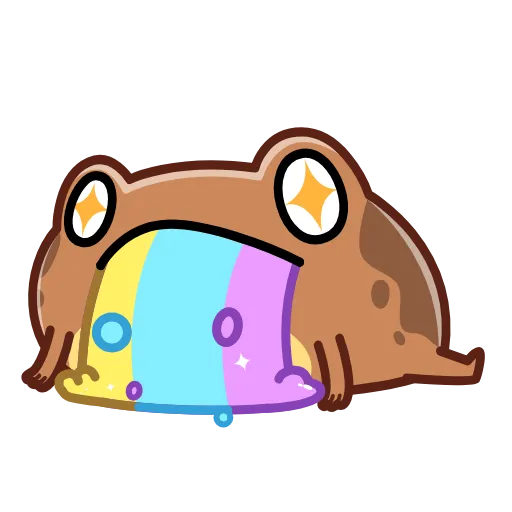 🌈 Эмодзи «Disgruntled Toad - Недовольная Жаба» для Telegram