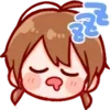 😴 Эмодзи «Toco Girl» для Telegram