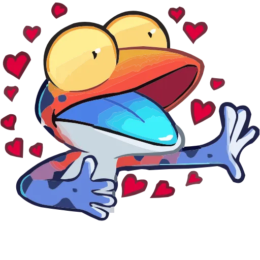 🥰 Эмодзи «Набор эмоджи с ящеркой Токи из ВК в качестве» для Telegram