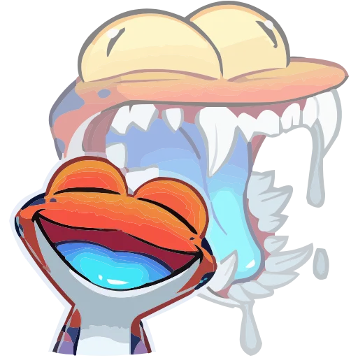 😆 Эмодзи «Набор эмоджи с ящеркой Токи из ВК в качестве» для Telegram