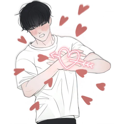 😍 Стикер «Знак любви» для Telegram