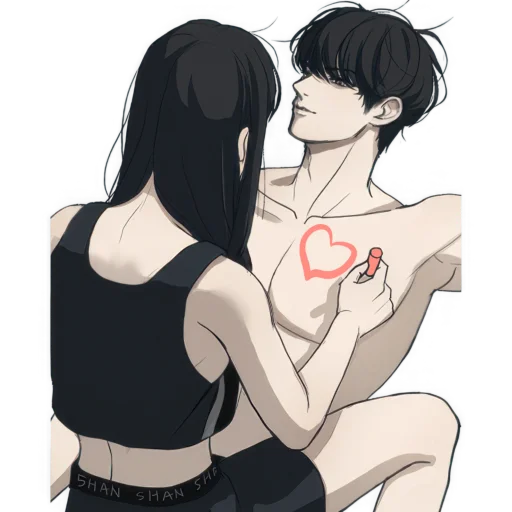 😍 Стикер «Знак любви» для Telegram