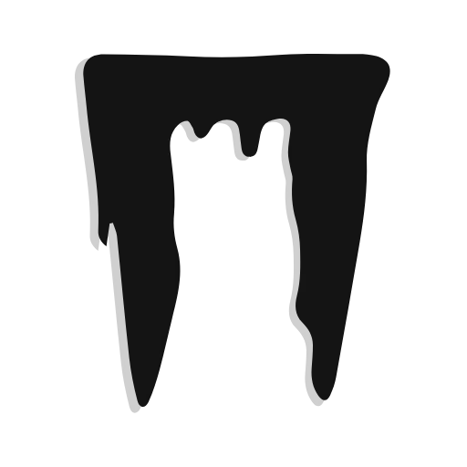 👹 Эмодзи «HORROR - анимированный кровавый шрифт» для Telegram