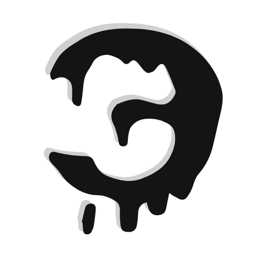 👹 Эмодзи «HORROR - анимированный кровавый шрифт» для Telegram