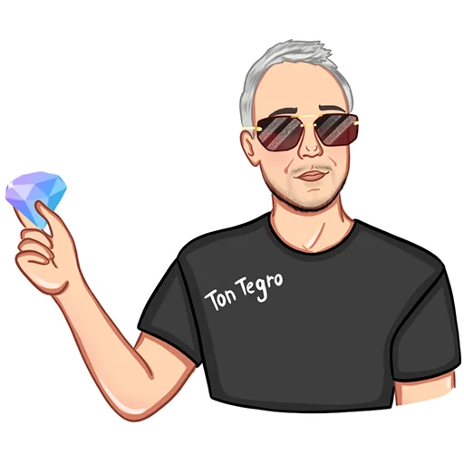 💎 Стикер «TonCoin Diamonds» для Telegram