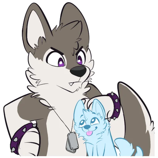 😐 Стикер «Toony Faust (crazyhusky)» для Telegram