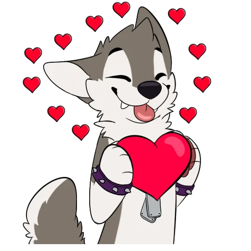 💜 Стикер «Toony Faust (crazyhusky)» для Telegram