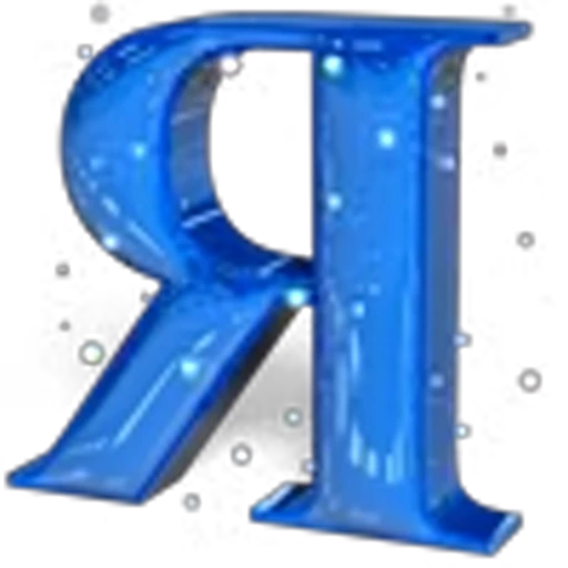 🤩 Эмодзи «Новогодние анимированные буквы синего цвета» для Telegram