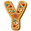 🤩 Эмодзи «Английские пряничные буквы» для Telegram