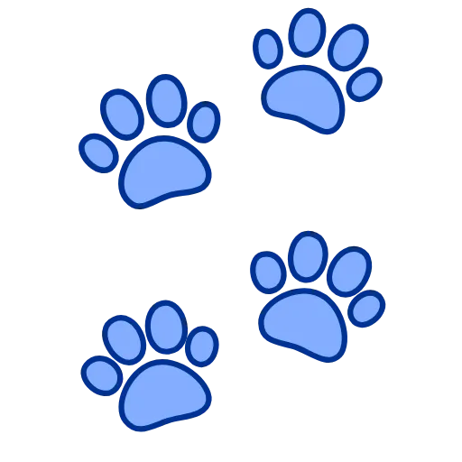👣 Эмодзи «Blue» для Telegram