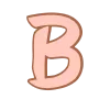 💗 Эмодзи «Розовые буквы, милые эмодзи» для Telegram
