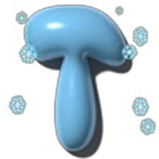 🤩 Эмодзи «Голубые буквы с анимацией» для Telegram
