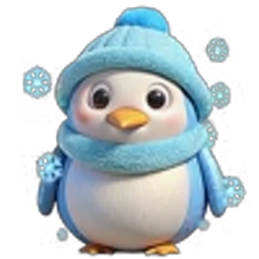 🤩 Эмодзи «Голубые буквы с анимацией» для Telegram