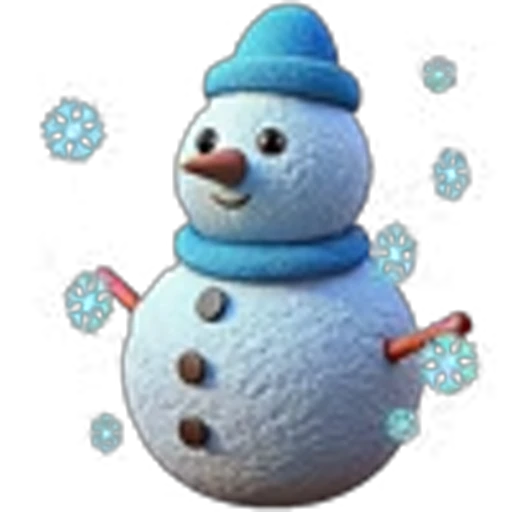 🤩 Эмодзи «Голубые буквы с анимацией» для Telegram
