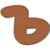 🤩 Эмодзи «Коричневые буквы и новогодние иконки» для Telegram