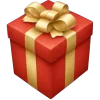 🤩 Эмодзи «Коричневые буквы и новогодние иконки» для Telegram