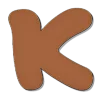 🤩 Эмодзи «Коричневые буквы и новогодние иконки» для Telegram