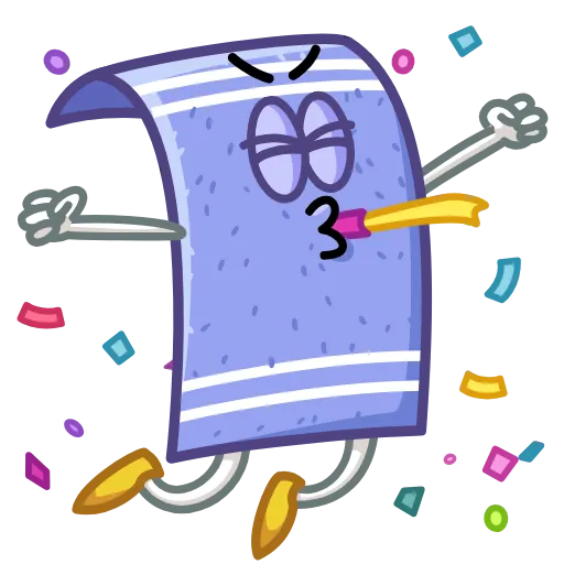🥳 Эмодзи «Полотенчик» для Telegram