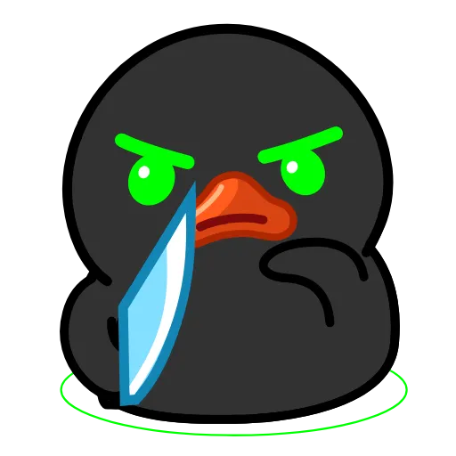 😒 Эмодзи «Toxic Duck» для Telegram