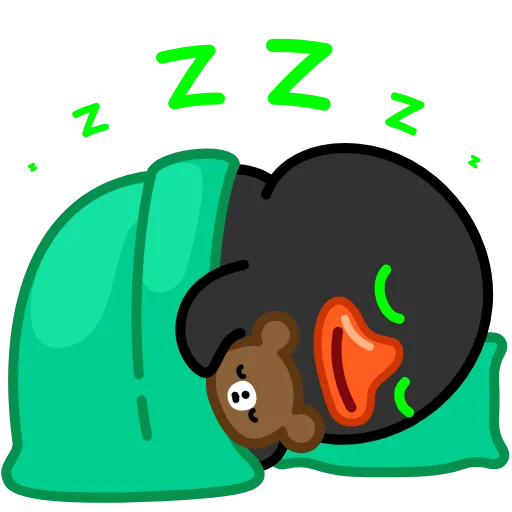 😴 Эмодзи «Toxic Duck» для Telegram