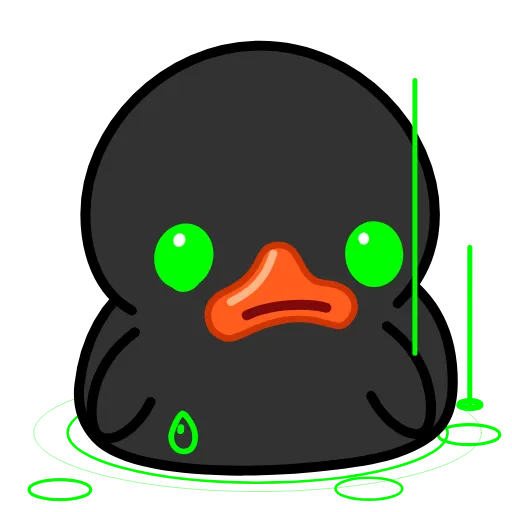 😭 Эмодзи «Toxic Duck» для Telegram
