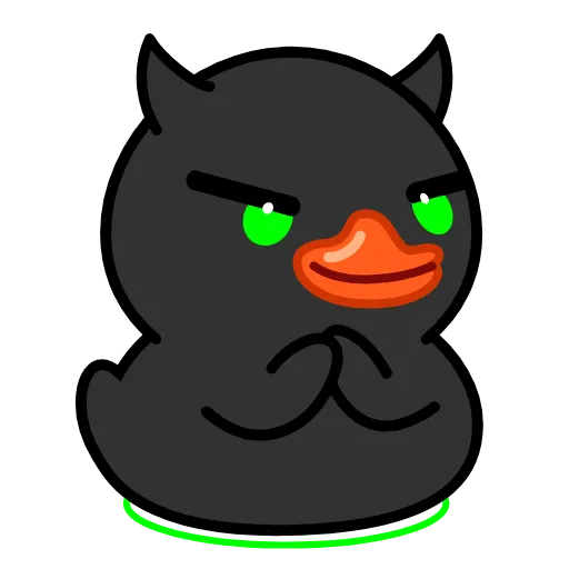 😈 Эмодзи «Toxic Duck» для Telegram