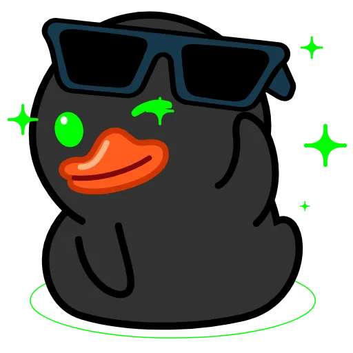😎 Эмодзи «Toxic Duck» для Telegram