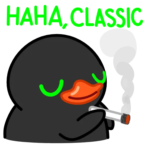 😏 Эмодзи «Toxic Duck» для Telegram